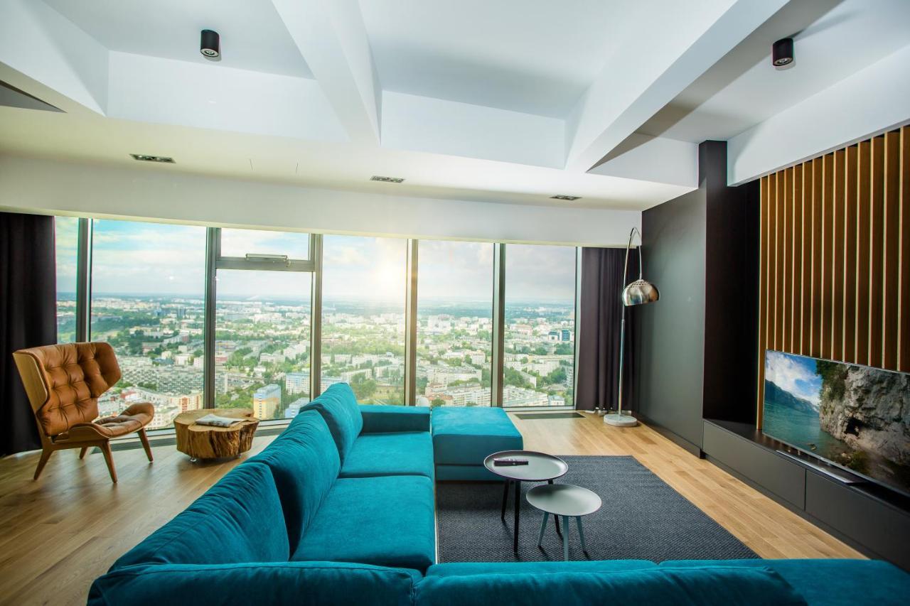 Apartamenty Sky Tower Wrocław Exteriör bild