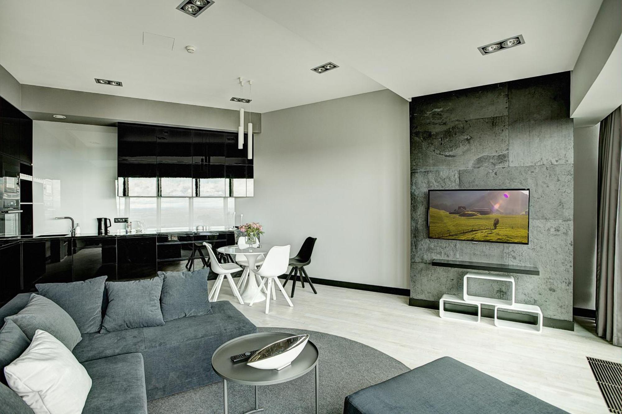 Apartamenty Sky Tower Wrocław Exteriör bild